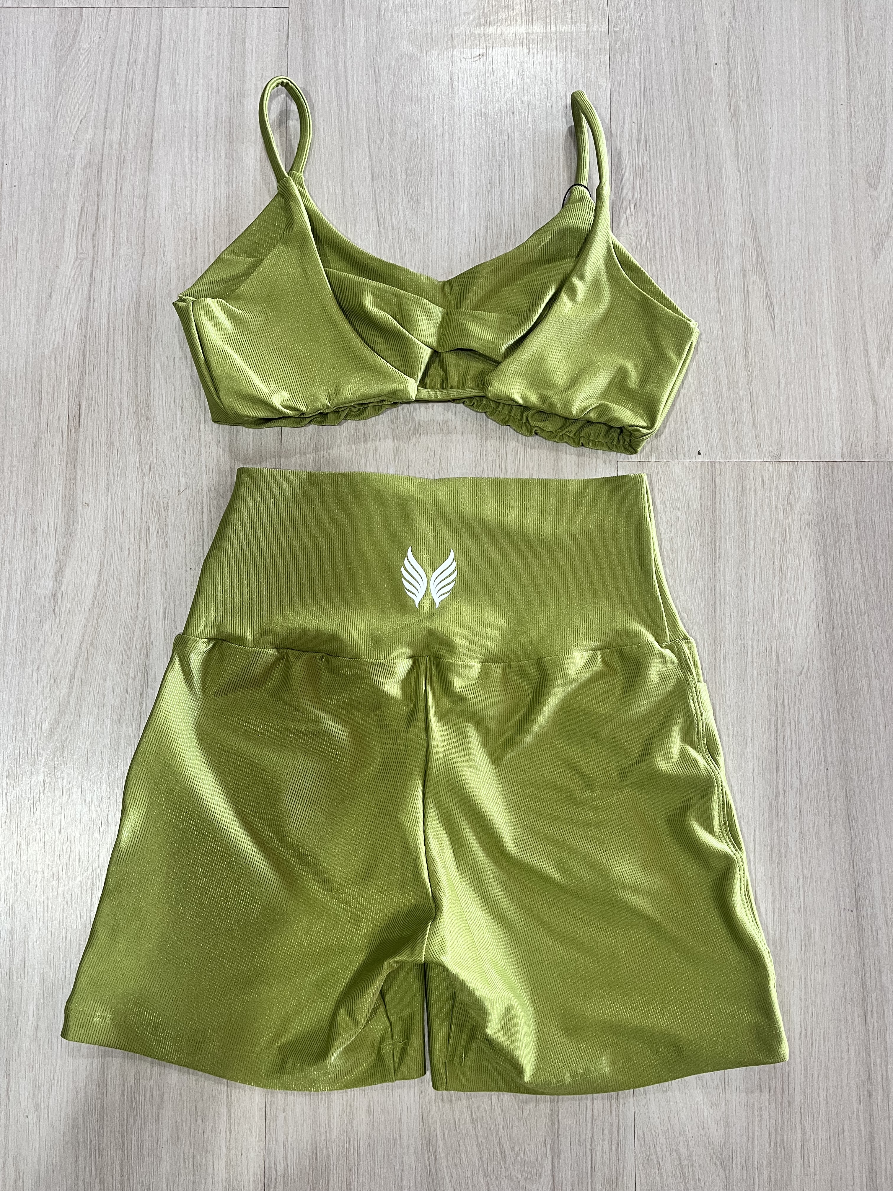 VINGE GO GIRLS CONJUNTO SHORT + TOP - VERDE