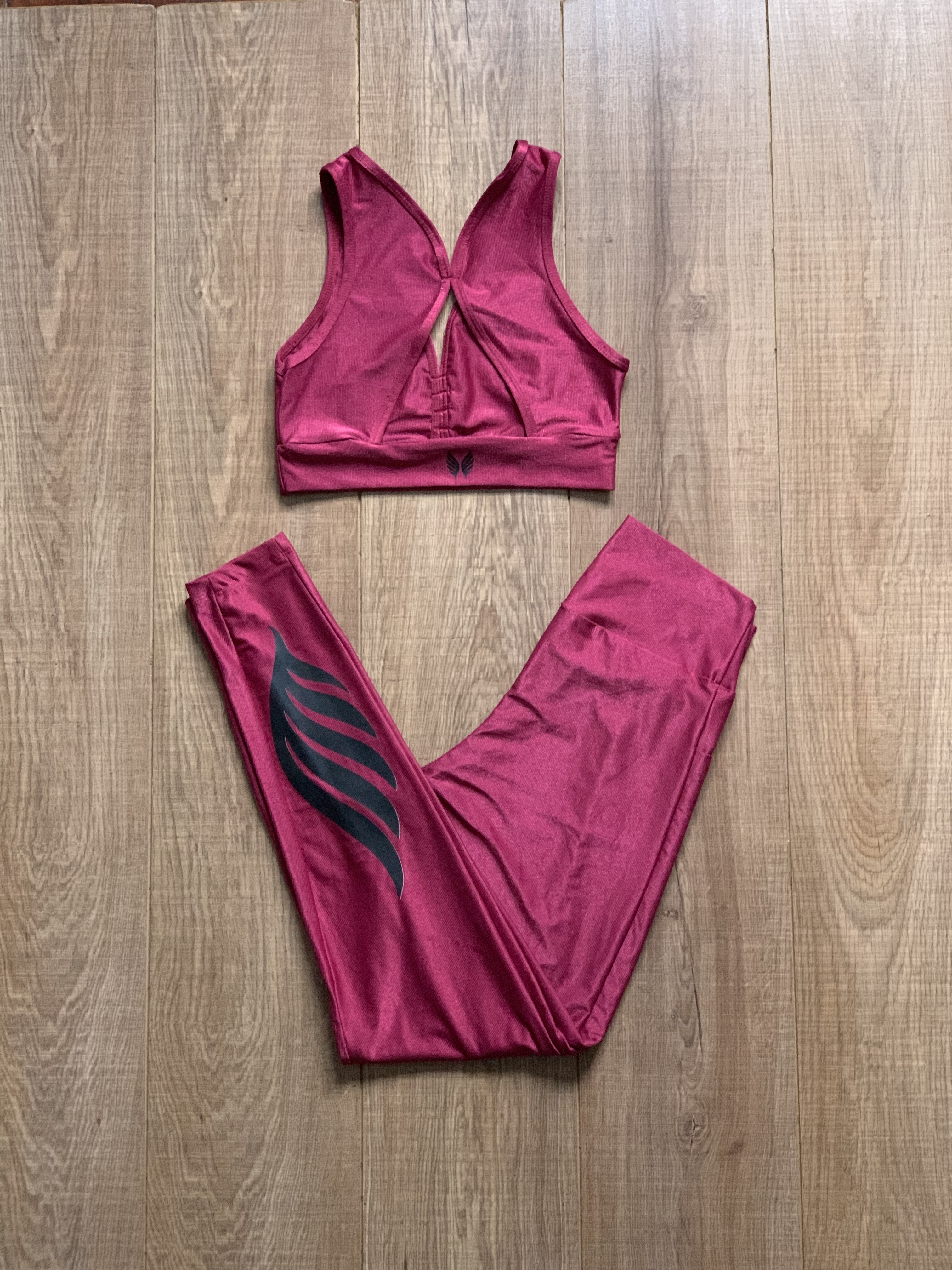 VINGE GO GIRLS 03 CONJUNTO LEGGING + TOP - VERMELHO