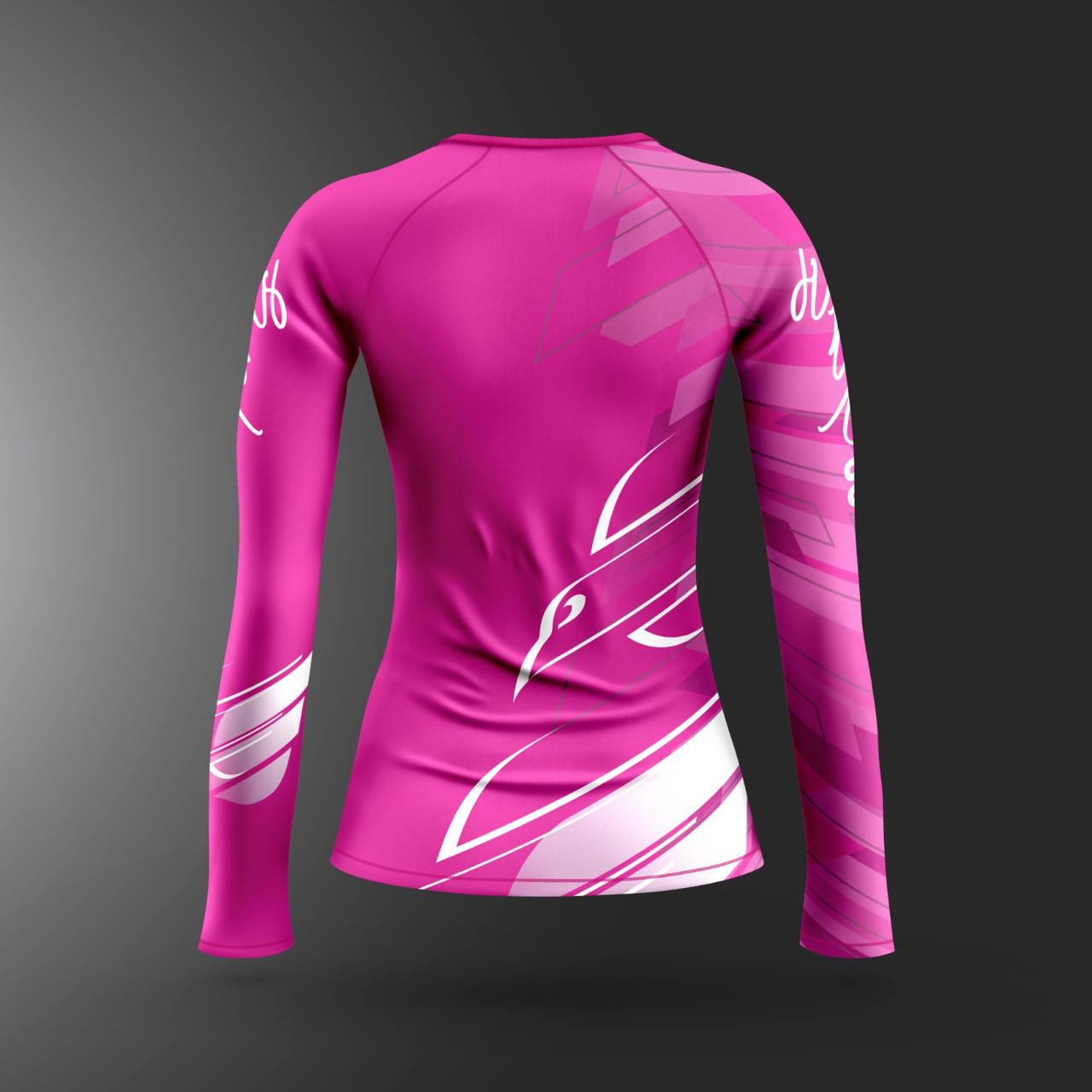 CAMISA JERSEY BABYLOOK GO GIRLS MAGENTA - TAMANHO P