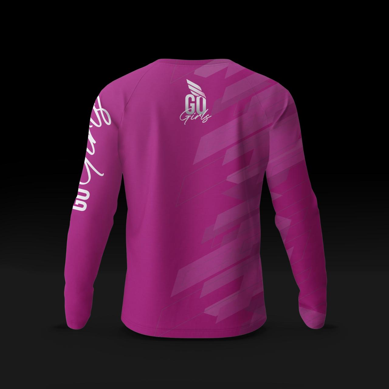CAMISA JERSEY GO GIRLS MAGENTA - TAMANHO M